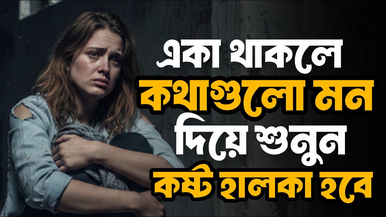 কথাগুলো মন দিয়ে শুনুন।   Hearts touching motivational Quotes in Bangla | Bangla. motivation