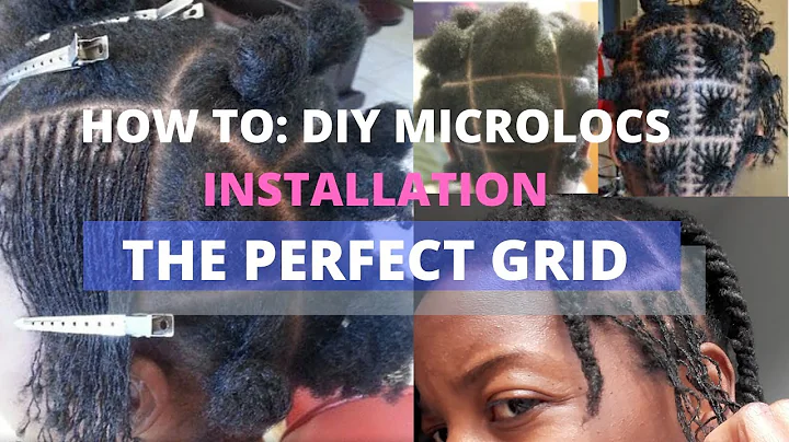 HOW TO | STARTER D. I. Y. MICRO LOCS INSTALLATION | MICROLOCS GRID PATTERN | PART 1