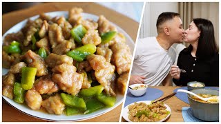 картинка: СВИНИНА В КЛЯРЕ с Болгарским Перцем по-Китайски – Рецепт Мяса в Крахмале с Соевым Соусом
