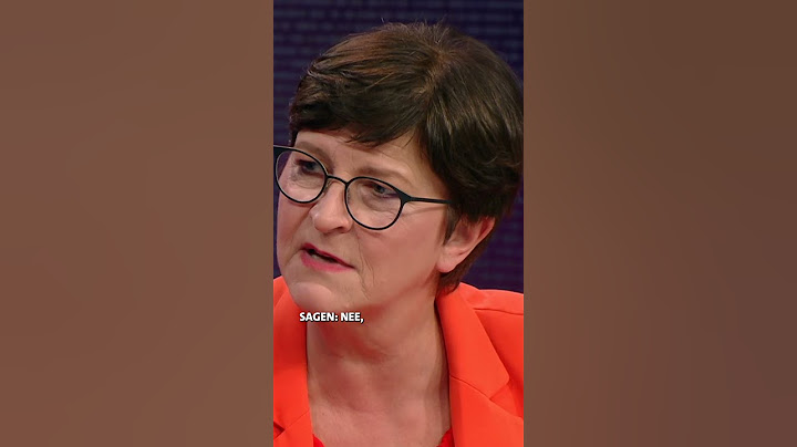 Saskia Esken bei Maybritt Illner zu Künstlicher Intelligenz (KI)