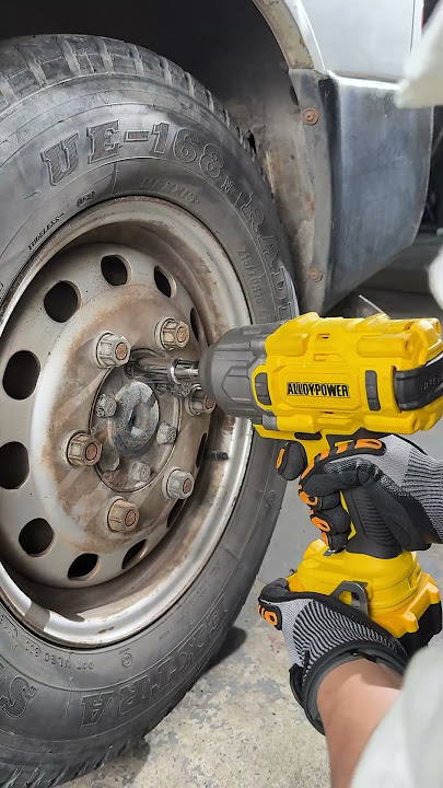 The power of the Alloyman 2000N impact wrench! #car #automobile #tools #shorts