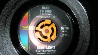 Gary Lewis & The Playboys   Hard To Find chords