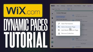 Wix Dynamic Pages Tutorial For Beginners (2025)