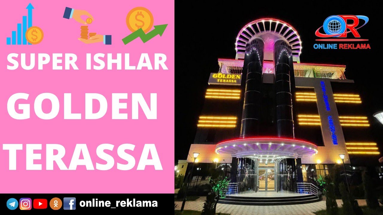 SUPER ISHLAR CHIQARILDI. GOLDEN TERASSA ISH BOR | OYLIK 6 000 000 SO'MGACHA (Ish Topish)