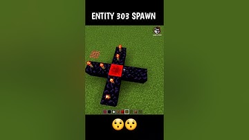 HOW TO SPAWN ENTITY 303 IN MINECRAFT PE #shorts #short