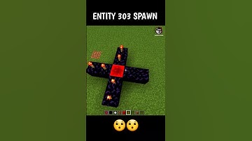 HOW TO SPAWN ENTITY 303 IN MINECRAFT PE #shorts #short