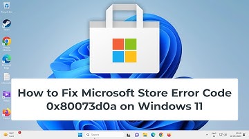 How to Fix Microsoft Store Error Code 0x80073d0a on Windows 11