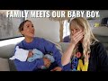 Family Meets Our Newborn Baby Boy (emotional second baby)