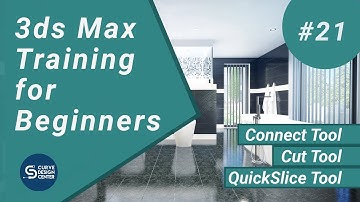 Connect, Cut and QuickSlice Tool | 3ds Max Training for Beginners