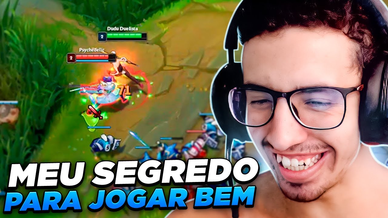 ESSE É O MEU SEGREDO PARA JOGAR BEM! 