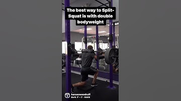 335 lb. Hatfield Split Squat (Double Bodyweight)