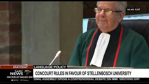 Lobbyists ‘disappointed’ by Stellenbosch policy ruling