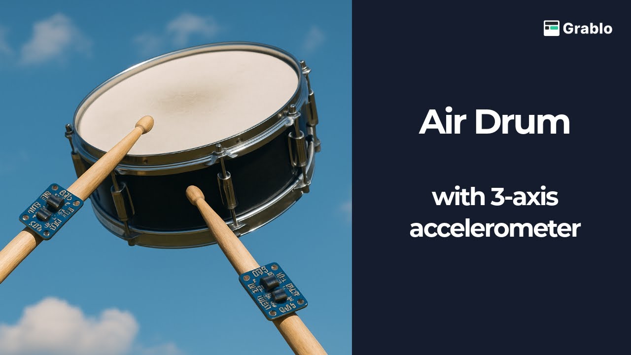 Air Drum with 3-axis accelerometer