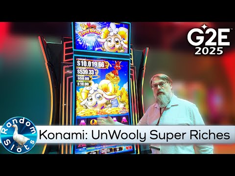 Konami, UnWooly Super Riches, #G2E Slot Malchine Preview
