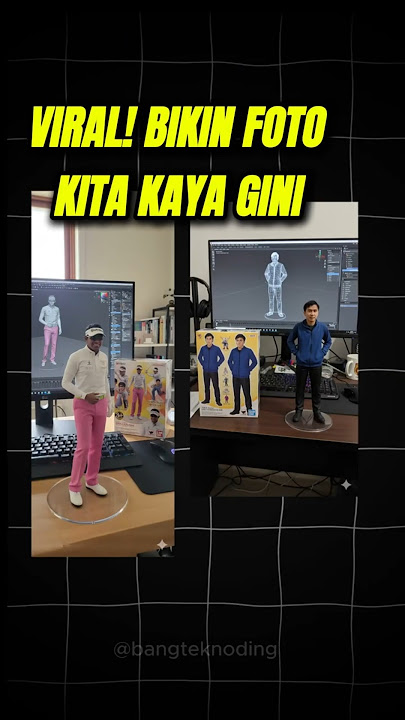 🔥GOOGLE GEMINI VIRAL! Cara bikin 3D printer Action figure MINIATURE pake foto sendiri