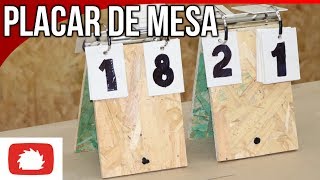 Como Fazer Placar De Mesa Na Oficina S05E27
