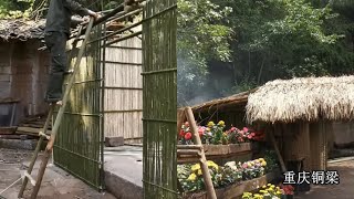 Build a bamboo house after 90, but after 150 days I have to serve