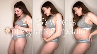 20-25 weeks pregnancy update! 20 week scan, bump photos, baby brain, first kicks, acne etc by Meg Lev 679 views 11 months ago 18 minutes