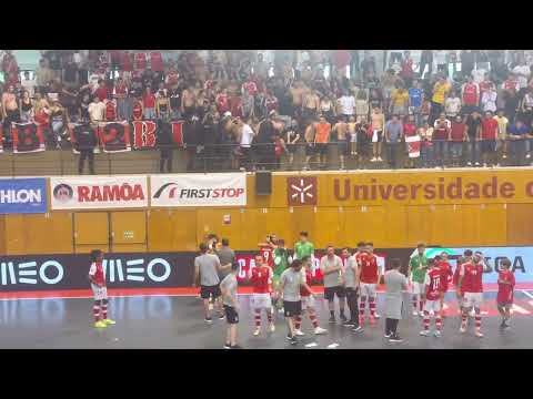 Futsal: SC Braga - Benfica termina com confrontos.