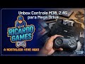 Unbox Controle 8bitdo M30 2.4g para mega drive