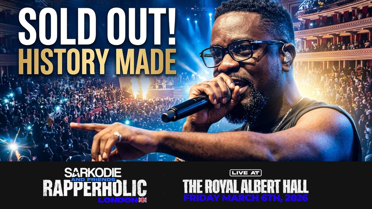 Sarkodie Makes HISTORY at Royal Albert Hall | Rapperholic UK 2026