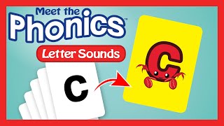 meet the phonics letter sounds flashcards preschool prep company