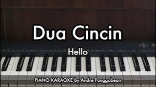 Dua Cincin - Hello | Piano Karaoke by Andre Panggabean