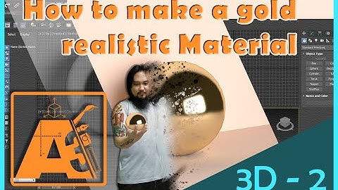 How to make gold texture - realistic gold material using vray in 3ds max