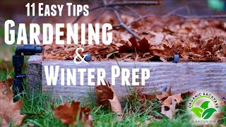 Prepare Your Garden for Winter in 11 Easy Steps | Winterizing Raised Garden Beds for Spring