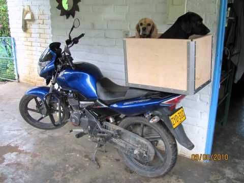 Caja en madera para motocicleta - YouTube