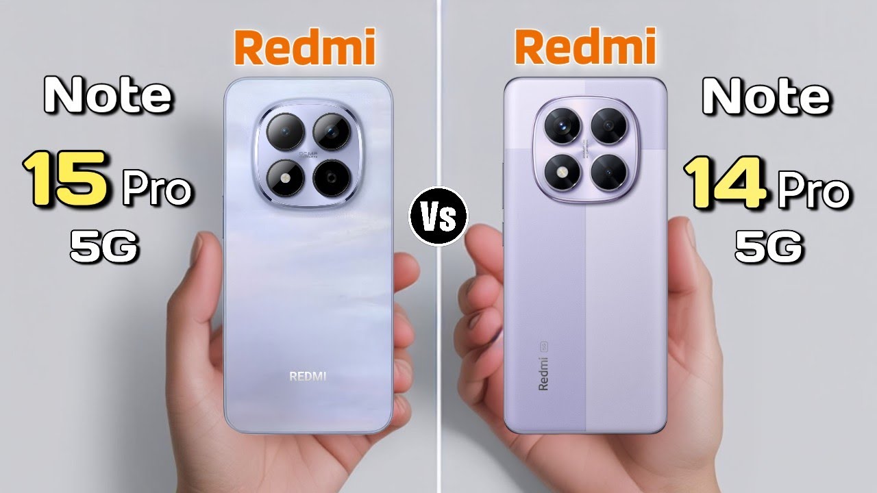 Redmi Note 15 Pro 5G china Vs Redmi Note 14 Pro 5G|| 🤔 من الجديد