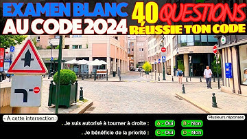 Test au code de la route - 40 Questions à l