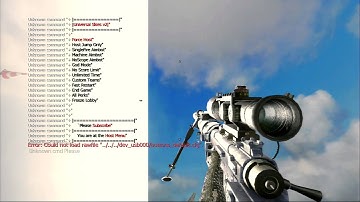 MW2 CFG Mod Menu Universal Skies v2