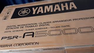 Yamaha PSR-A5000 РАСПАКОВКА / UNBOXING AND FIRST RUN