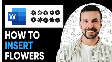 How To Make Flower Symbol In MS Word | Shortcut Key To Insert Flower Symbol In Word