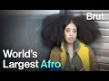 She Has the Guinness Record for World's Largest Afro