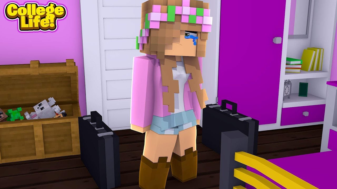 LITTLE KELLY GETS KICKED OUT OF COLLEGE! w/Little Carly (Minecraft Roleplay).