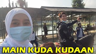 LIBURAN KE BANDUNG SEKELUARGA MAIN KUDA-KUDA AN SAMA DEDE