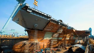 Sehari Dalam Pembangunan Kapal Induk Nuklir Terbesar | USS Gerald R. Ford