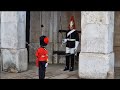 Kings guard  carries sword when frank the soldier salute him horseguardsparade