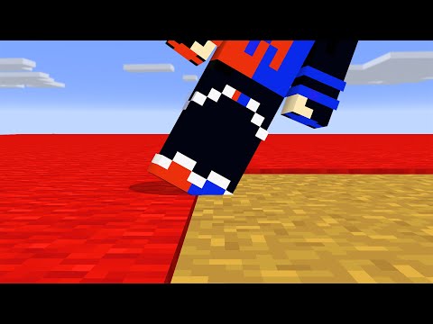 Minecraft, But You Can’t Touch The Color Red