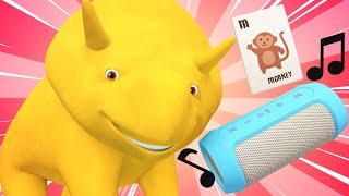 Learn animals sounds with Dino - Learn with Dino the Dinosaur 👶 Educational cartoon for toddlers