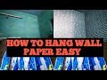 how to hang wall paper |Ak Tech Ashok