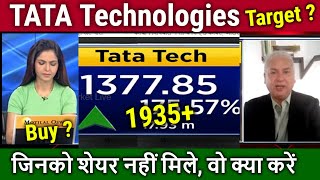 TATA Technologies share latest news,hold or sell,analysis,tata tech share news,share target,