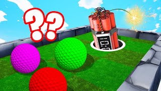 TNT vs. GOLF BALLS TROLL! (Golf It)