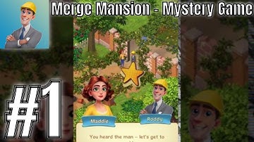 Merge Mansion Mystery Game Level 1 Gameplay Intro Story Walkthrough