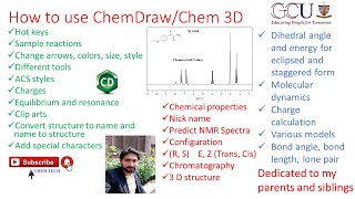 How to use chemdraw|Chemdraw basics|Complete tutorial from beginning to advanced level|Chem Tech|