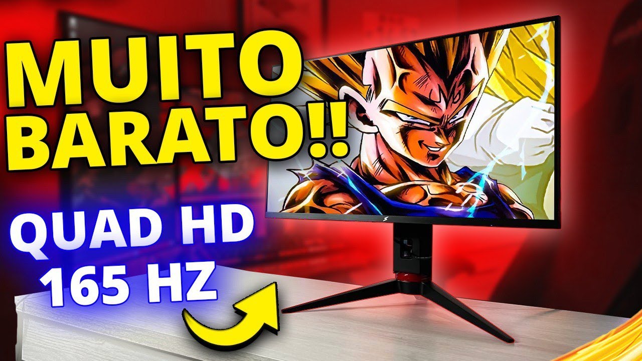 MONITOR GAMER CUSTO BENEFICIO ATÉ 165 HZ QUAD HD EM 2023!! Superframe