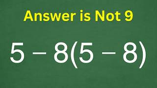 Most People Get This Math Problem Wrong! Can You Solve It