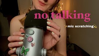 mic scratching to completely zone out 🫠  (no talking) / mic body & foamy mic cover 💘 screenshot 1